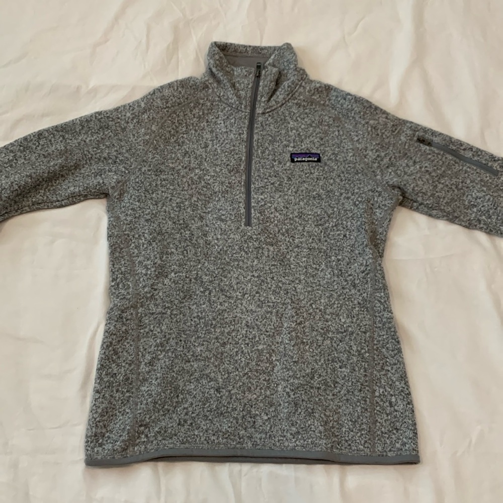 Patagonia Gray Half-Zip Fleece Pullover